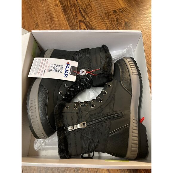 Waterproof Pajar Women's Karley Snow Boots - Insulated Black EUR 38 US 7-7.5 New - Picture 9 of 13